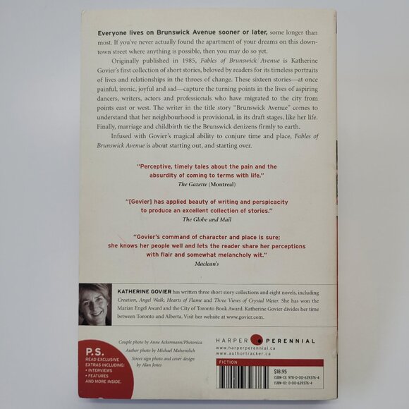 Fables of Brunswick Avenue By Katherine Govier [Autographed] 20th Anni Edition - Picture 3 of 12